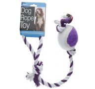 DOG ROPE TENNIS BALL TOY