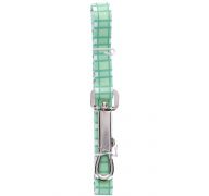 DOG LEASH WITH PLAID PRINT