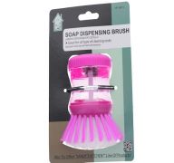 Soap dispensing brush