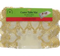 CENTER TABLE MAT GOLD 33 X 15.75 IN