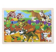 Wooden Ranch Puzzle Set for Kids 80 pieces Puzzle For Kids Learning Toys Educational Toys - Size 12 x 9 in