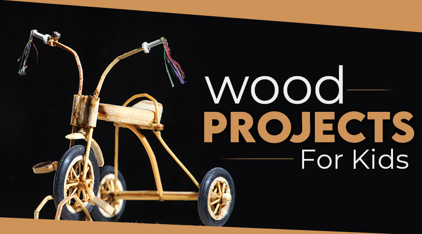 Easy-peasy Wood Projects for kids!